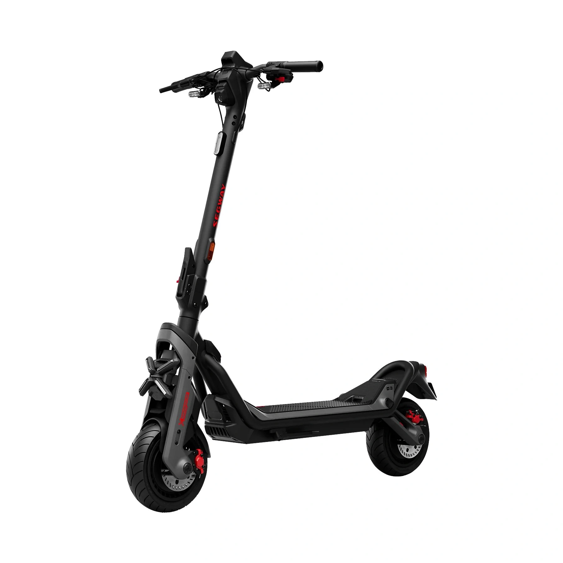 Segway-Ninebot GT3D E-Scooter (11″, Schwarz/Silber/Rot)
