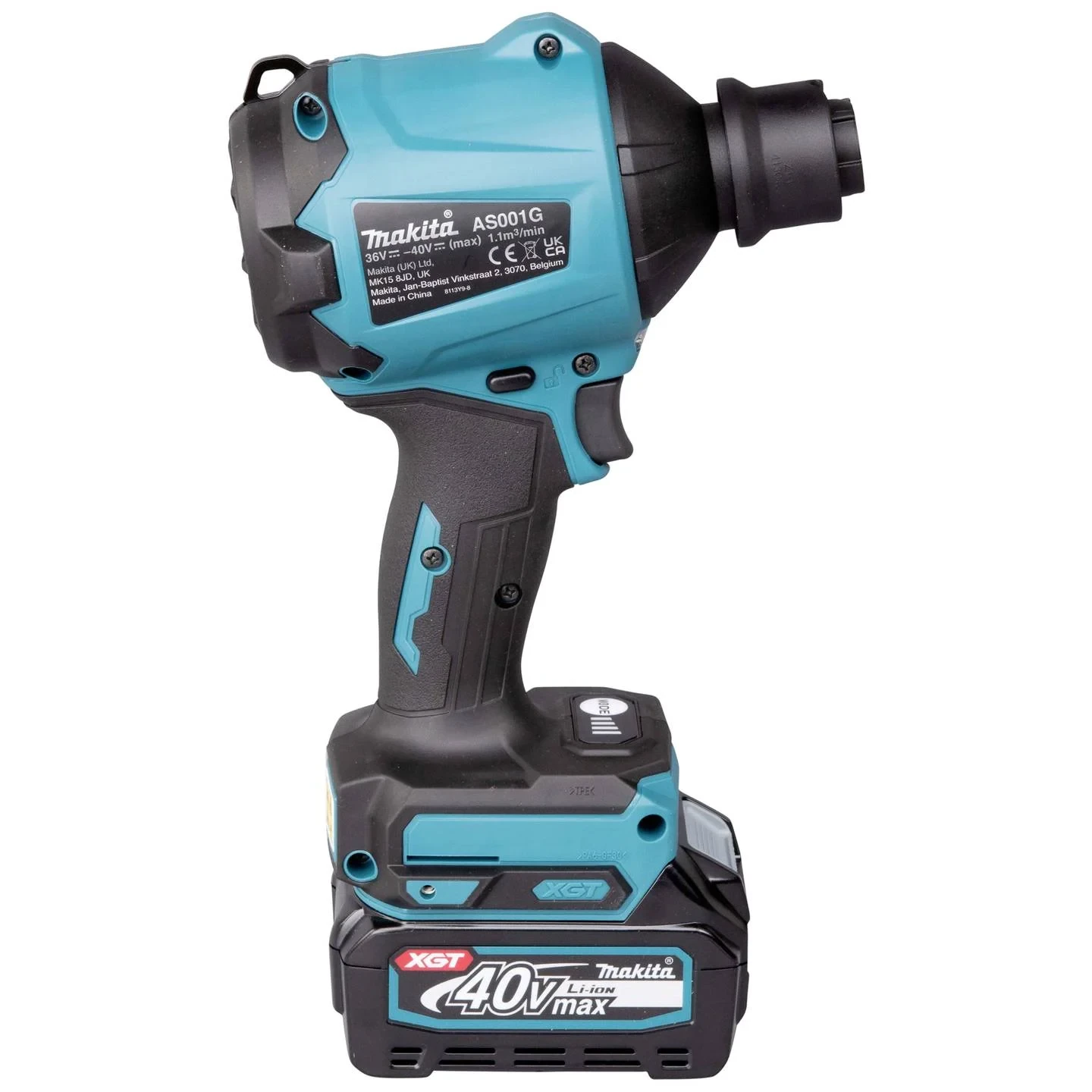 Makita AS001GA102 Akku-Gebläse – 40 V, 2.0 Ah Set inkl. Akku & Ladegerät